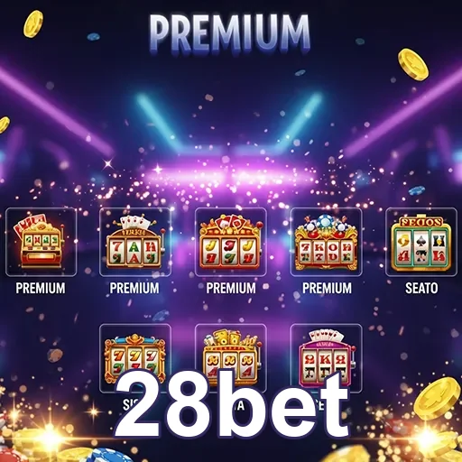 Imagem mostrando diferentes jogos de cassino no site 28bet, oferece opções de entretenimento e apostas.